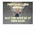FRENCH BULLDOG AROMA....MAY THE WIND ... t-shirts