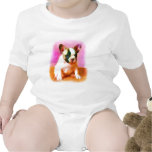 French Bulldog Art baby shirt