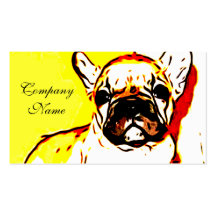 French Bulldog Art Business Card Templates
