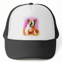 French Bulldog Art cap Mesh Hats