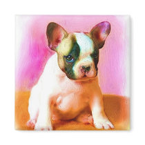 French Bulldog Art magnet