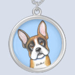 French Bulldog Art Necklace