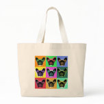 French bulldog canvas bags