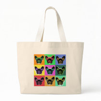 French bulldog canvas bags