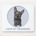French Bulldog (Black) Granddog mousepad