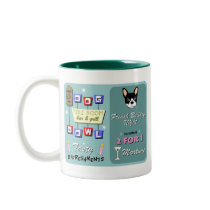 French Bulldog Bowling Night Mugs