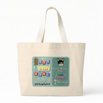 French Bulldog Bowling Night Tote Bag