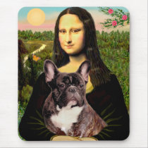 French Bulldog (br10) - Mona Lisa mousepads