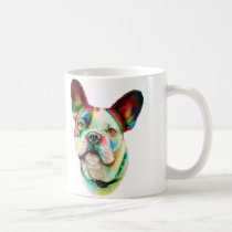 French Bulldog Bright Bust mugs