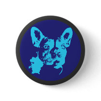 French Bulldog Button by RandomGoodStuff French Bulldog Button