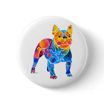 French Bulldog Pinback Button