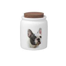 French Bulldog Candy Jars