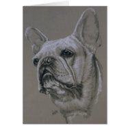 French Bulldog card