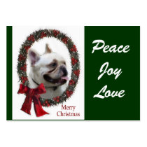 French Bulldog Christmas Gifts business cards