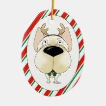 French Bulldog Christmas Ornament