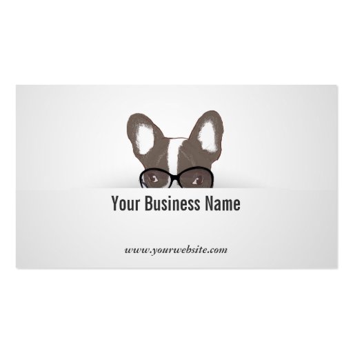 French Bulldog Consulting Detective Business Card
