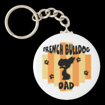 French Bulldog Dad Keychain keychains