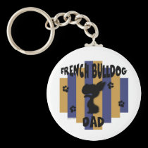 French Bulldog Dad Keychain keychains