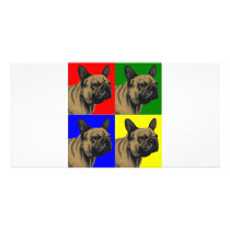 French Bulldog Does Primary Photo Card Template