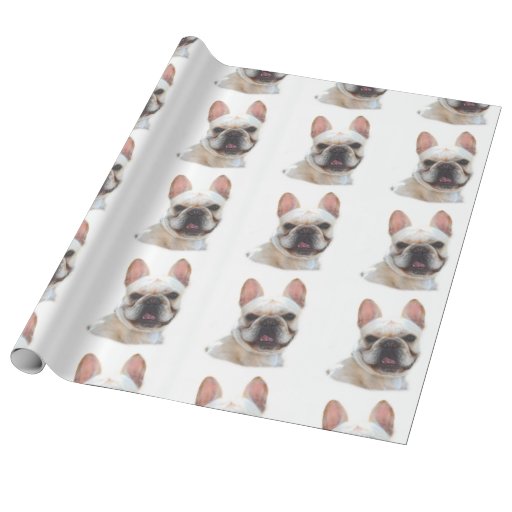 French Bulldog dog wrapping paper | Zazzle