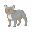 French Bulldog embroidered shirts