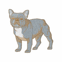 French Bulldog embroidered shirts by ZazzleEmbroidery French Bulldog embroidered shirts