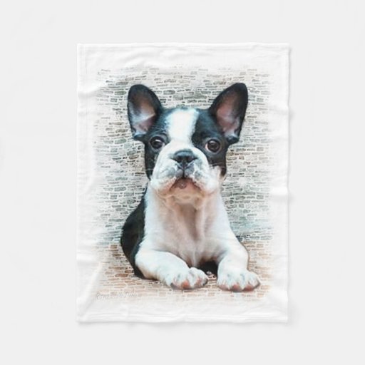 French Bulldog Fleece Blanket Zazzle