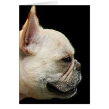 French Bulldog greeting card