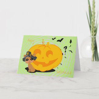 French Bulldog Halloween Time! card