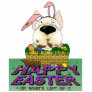 French Bulldog Happy Easter Sculpture Photo Cutout