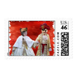 French Bulldog King and Queen Postage