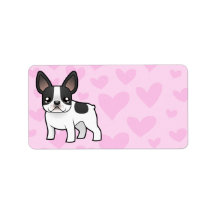 French Bulldog Love Custom Address Label