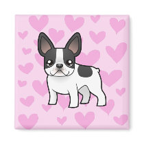 French Bulldog Love Fridge Magnet