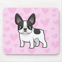 French Bulldog Love Mouse Pad