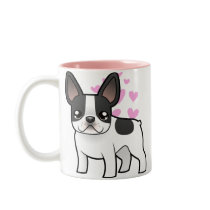 Pied French Bulldog Love Mug