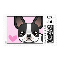 French Bulldog Love Postage Stamps