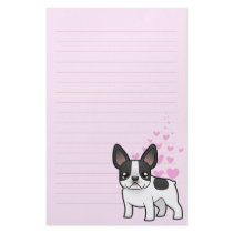 French Bulldog Love Stationery Paper