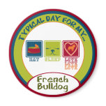 french bulldog, frenchie, clown, clown dogs, frog