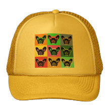 French bulldog mesh hats