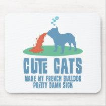 French Bulldog Mouse Pads