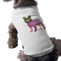 French Bulldog Patchwork Pet Dog T-Shirt