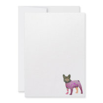 French Bulldog Patchwork Pet Invitation