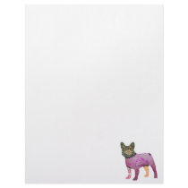 French Bulldog Patchwork Pet Letterhead