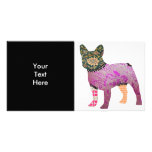 French Bulldog Patchwork Pet Photo Card