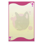 French Bulldog Pink Stationary Personalized Stationery