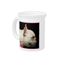 French Bulldog Pitcher