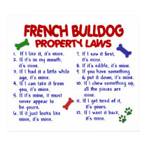 FRENCH BULLDOG PL2 posters
