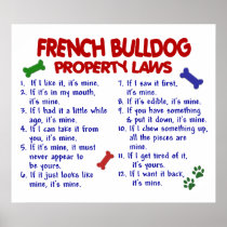 FRENCH BULLDOG PL2 POSTERS