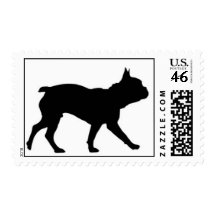 French Bulldog Postage Stamp