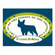 French Bulldog Postcard